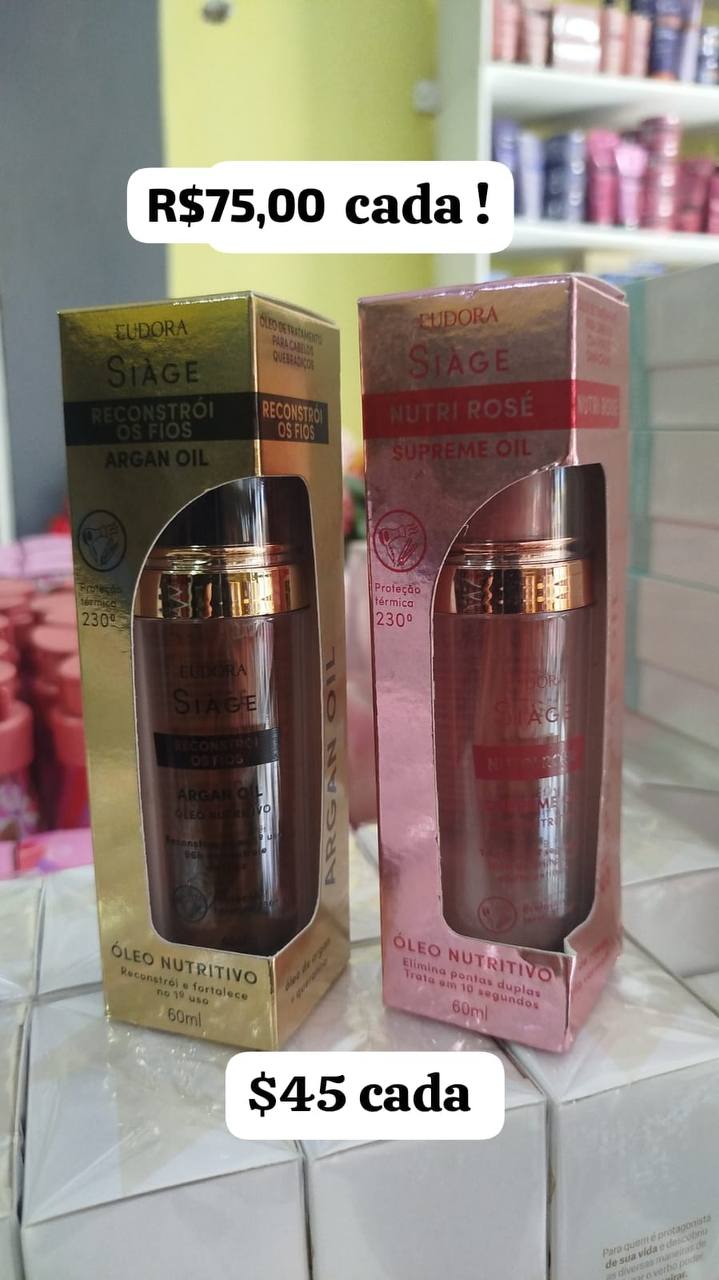 Eudora Siàge Argan Oil – Óleo Nutritivo